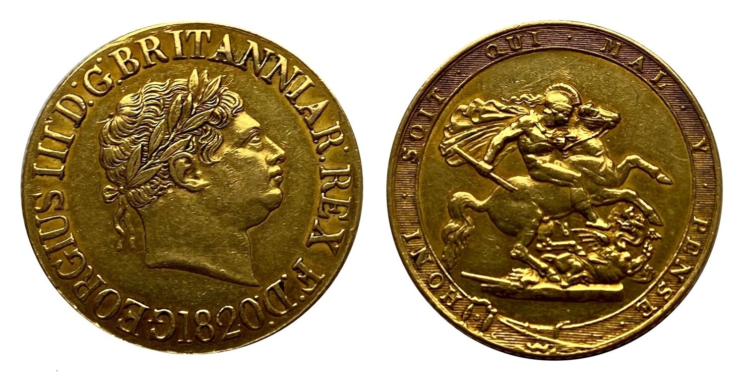 1820 George III Sovereign