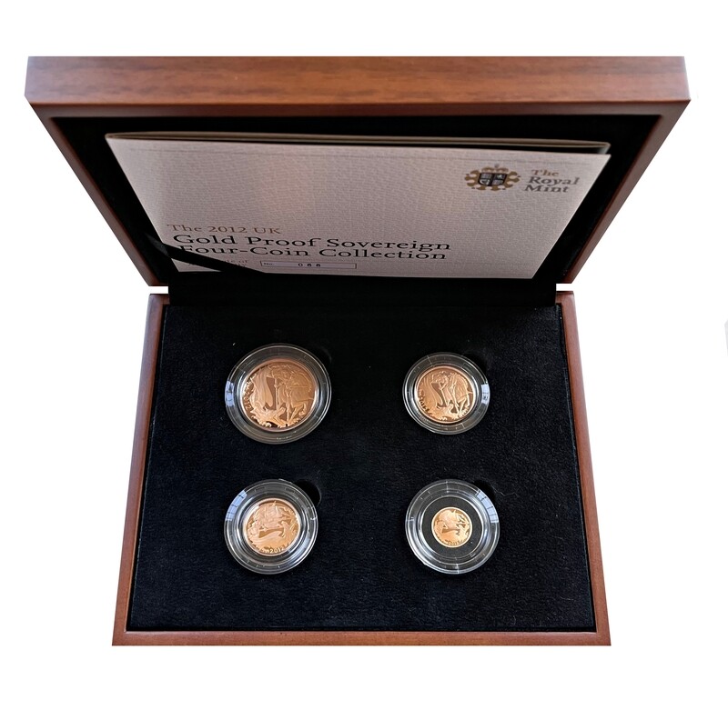 ​2012 Elizabeth II Gold Proof Four Coin Set