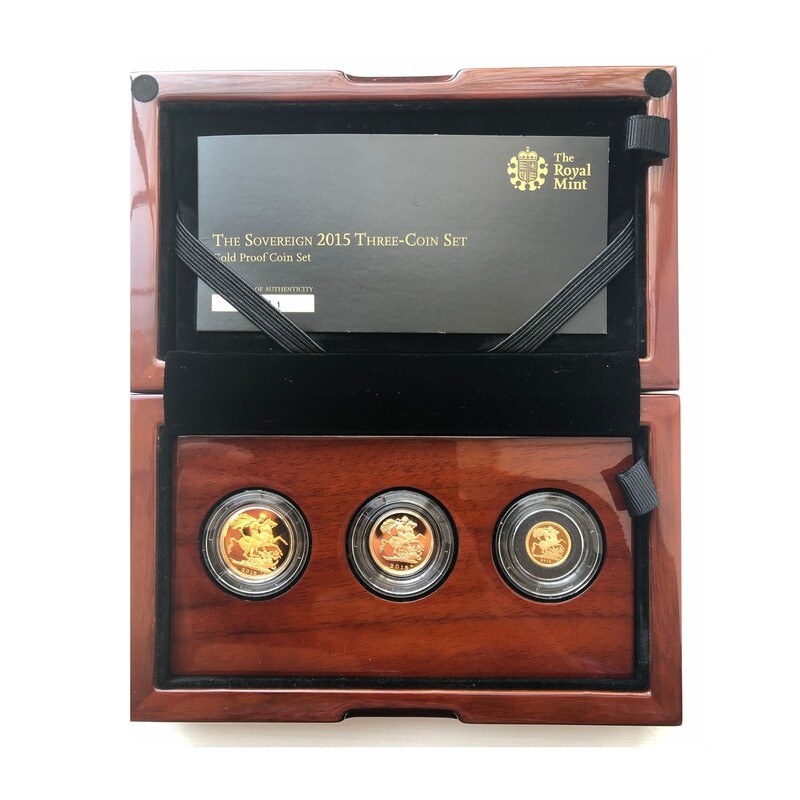 2015 Gold Proof 3 Coin Set