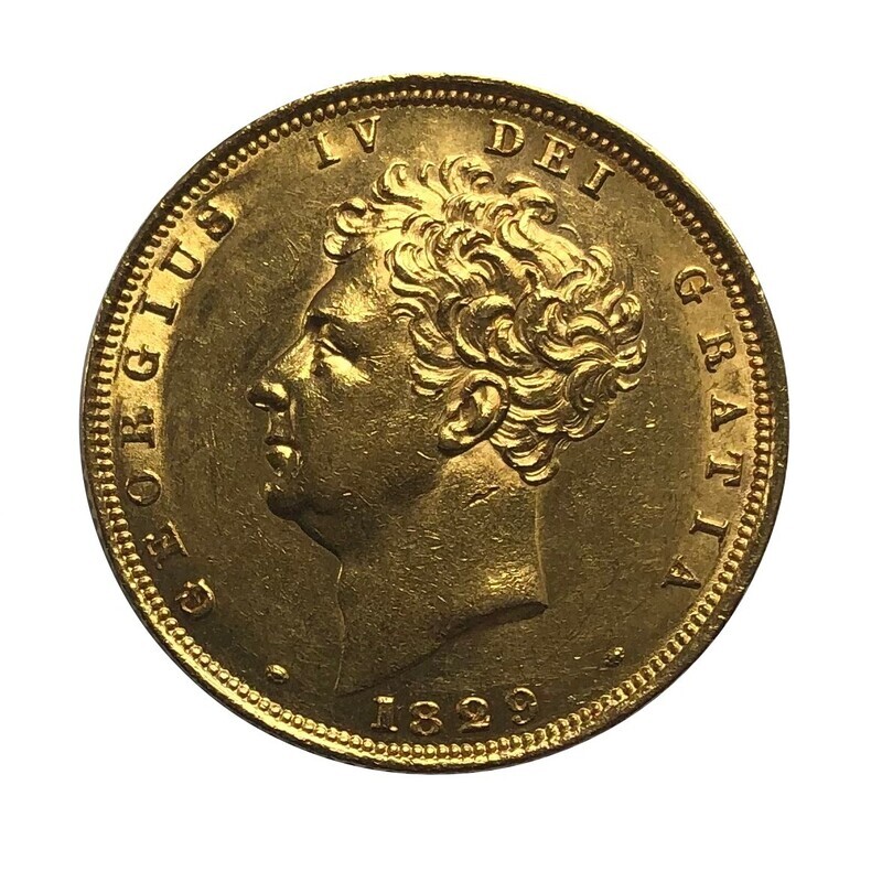 ​1829 George IV gold Sovereign