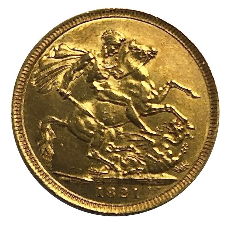 1821 George IV Gold Sovereign