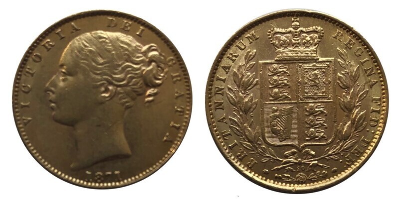 ​1871 Victoria Shield Sovereign