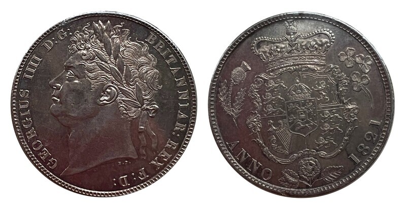 ​1821 George IV Half Crown