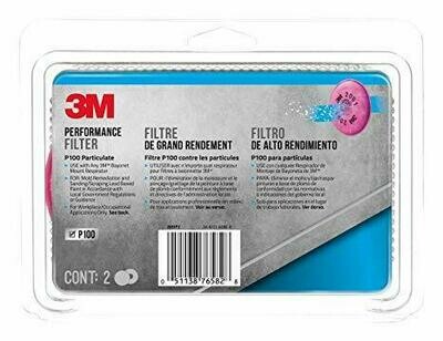 3M™ P100 2091 Performance Particulate Filter - 2 Pair