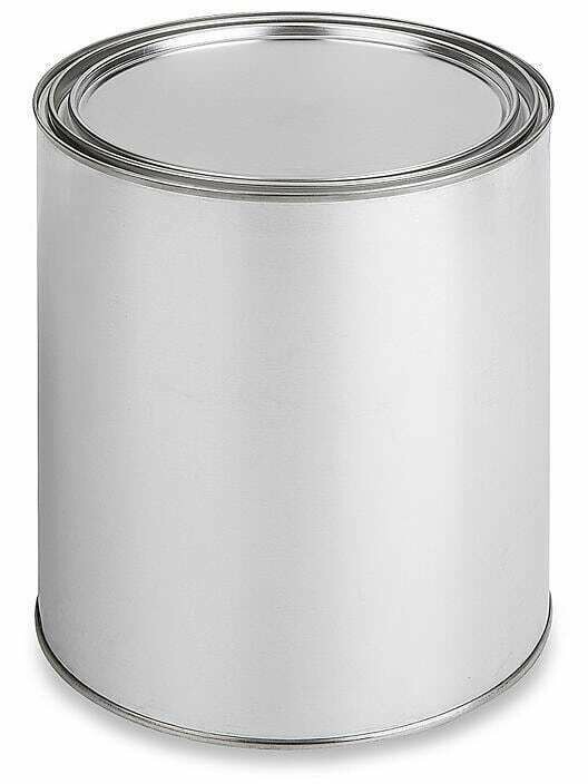 Empty Metal Quart