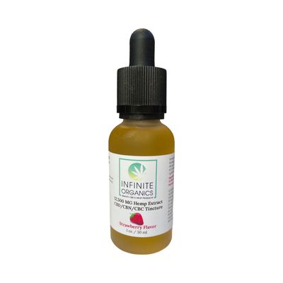 12,500 MG Hemp Extract Tincture - Strawberry 12,500 MG Hemp Extract Tincture - Strawberry