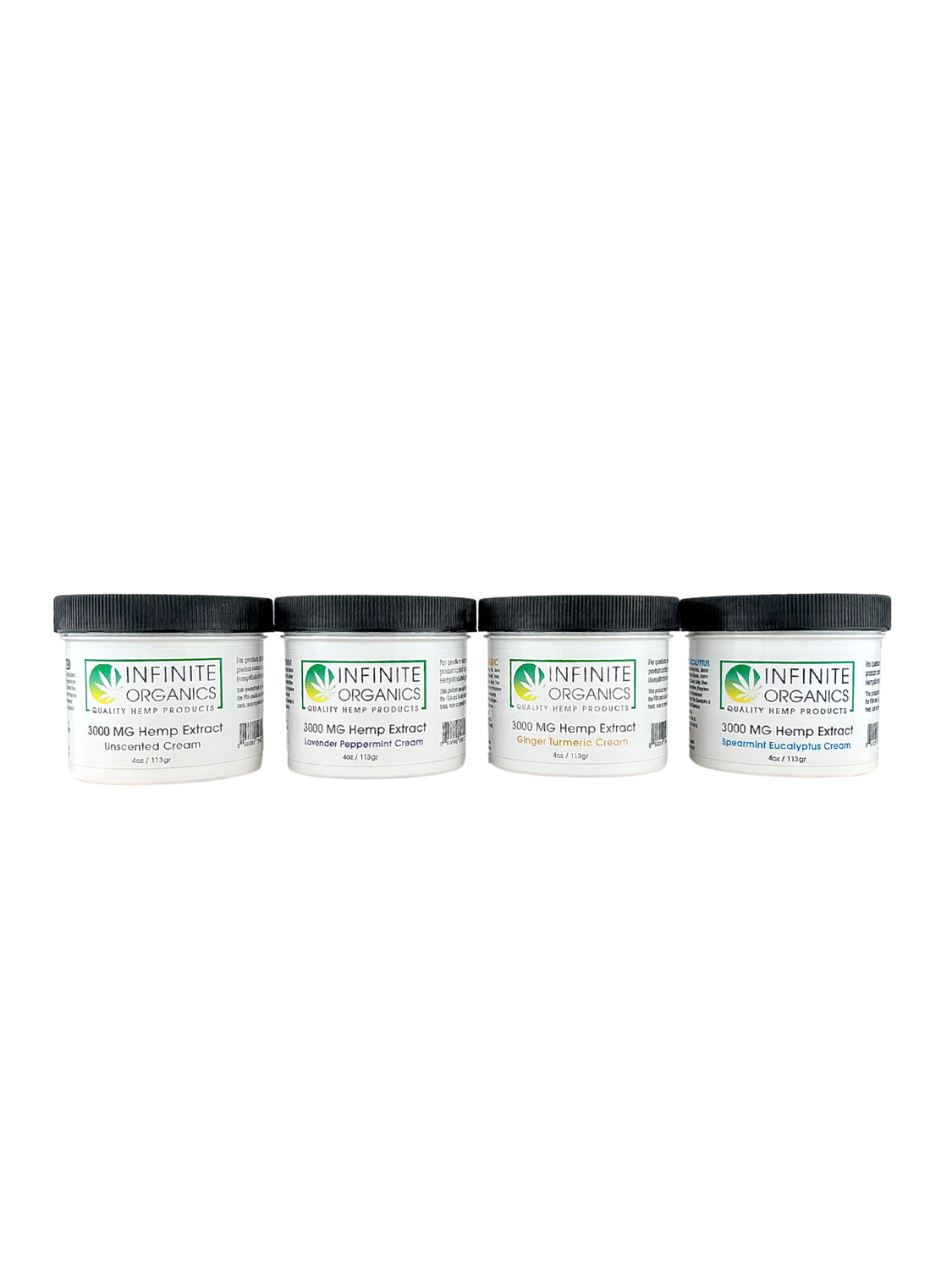 3000 mg Full Spectrum CBD Creams - 4 Scents to Choose From
