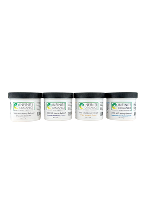 3000 mg Full Spectrum CBD Creams - 4 Scents to Choose From