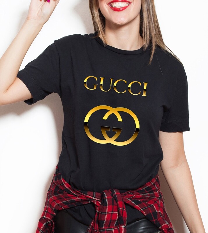 gold gucci shirt
