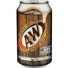 A&W Root Beer 12 oz can A&W Root Beer 12 oz can