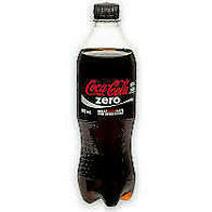 Coke Zero 16 oz plastic bottle Coke Zero 16 oz plastic bottle