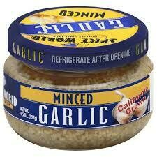 Spice World Minced Garlic 4.5 oz Jar Spice World Minced Garlic 4.5 oz Jar