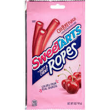 Sweet Tarts Cherry Punch Ropes Soft 5 oz