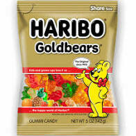 Haribo Goldbears Gummies Original 5 oz