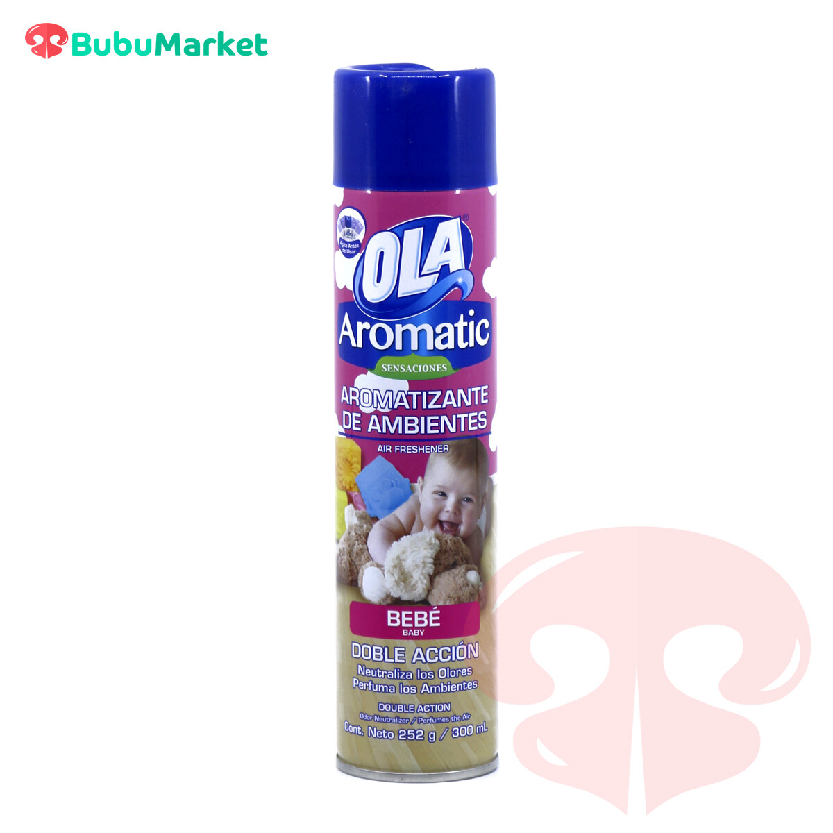 AMBIENTADOR OLA AROMATIC BEBE DE 300 ML. AMBIENTADOR OLA AROMATIC BEBE DE 300 ML.