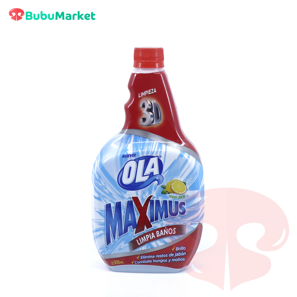 LIMPIA BAÑOS OLA MAXIMUS RECARGA DE 830 ML. LIMPIA BAÑOS OLA MAXIMUS RECARGA DE 830 ML.