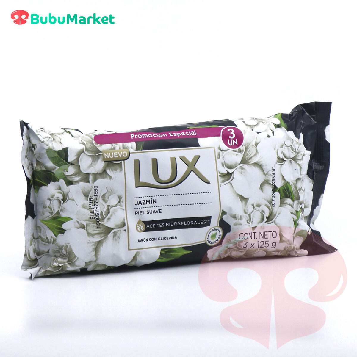 JABON LUX JAZMIN PIEL SUAVE 125 GR. X 3 UNIDADES JABON LUX JAZMIN PIEL SUAVE 125 GR. X 3 UNIDADES