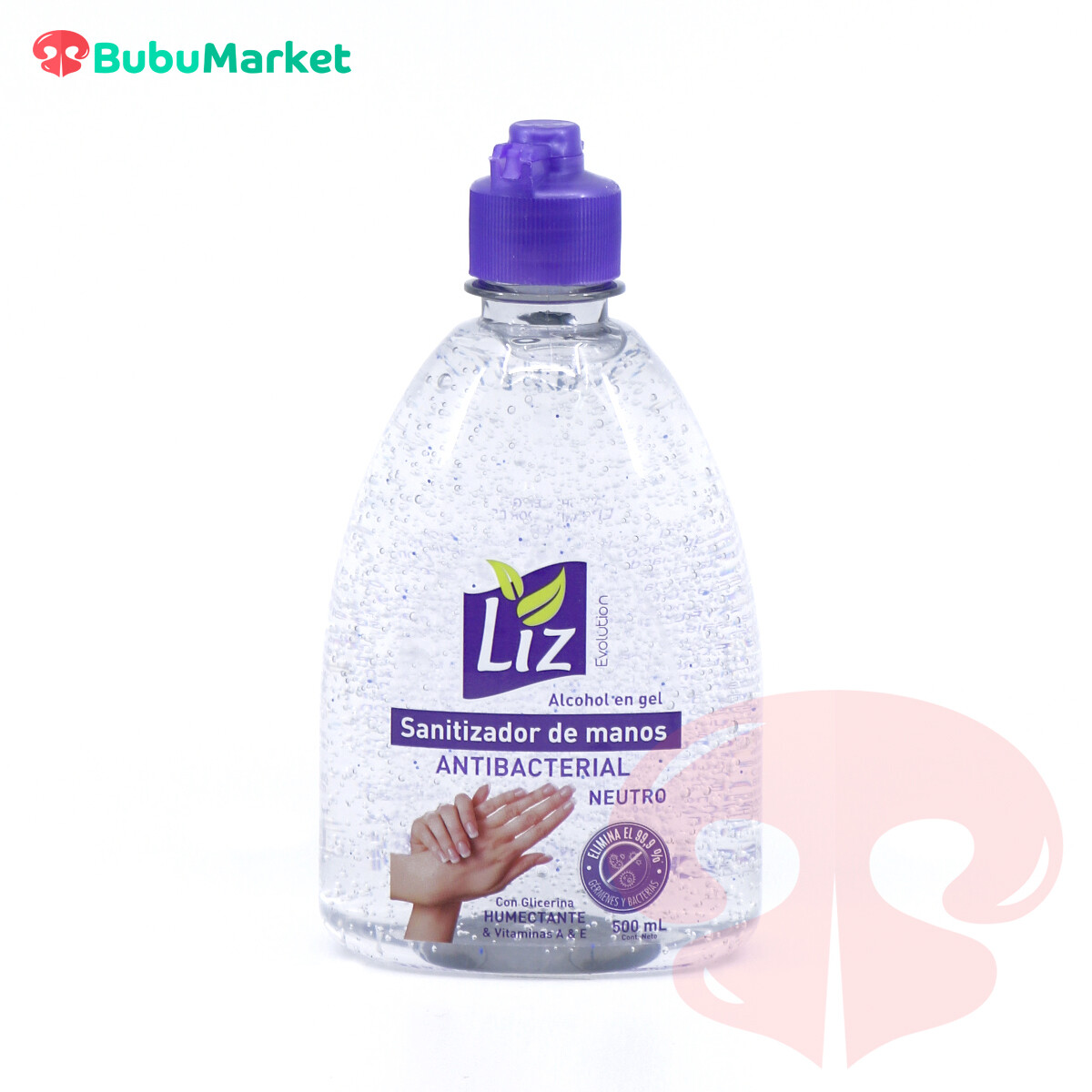 ALCOHOL EN GEL, SANITIZADOR DE MANOS LIZ ANTIBACTERIAL NEUTRO DE 500 ML. ALCOHOL EN GEL, SANITIZADOR DE MANOS LIZ ANTIBACTERIAL NEUTRO DE 500 ML.