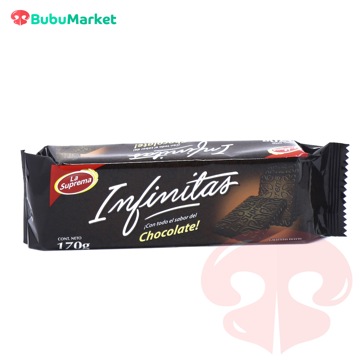 GALLETAS INFINITAS LA SUPREMA SABOR CHOCOLATE DE 170 GR. GALLETAS INFINITAS LA SUPREMA SABOR CHOCOLATE DE 170 GR.