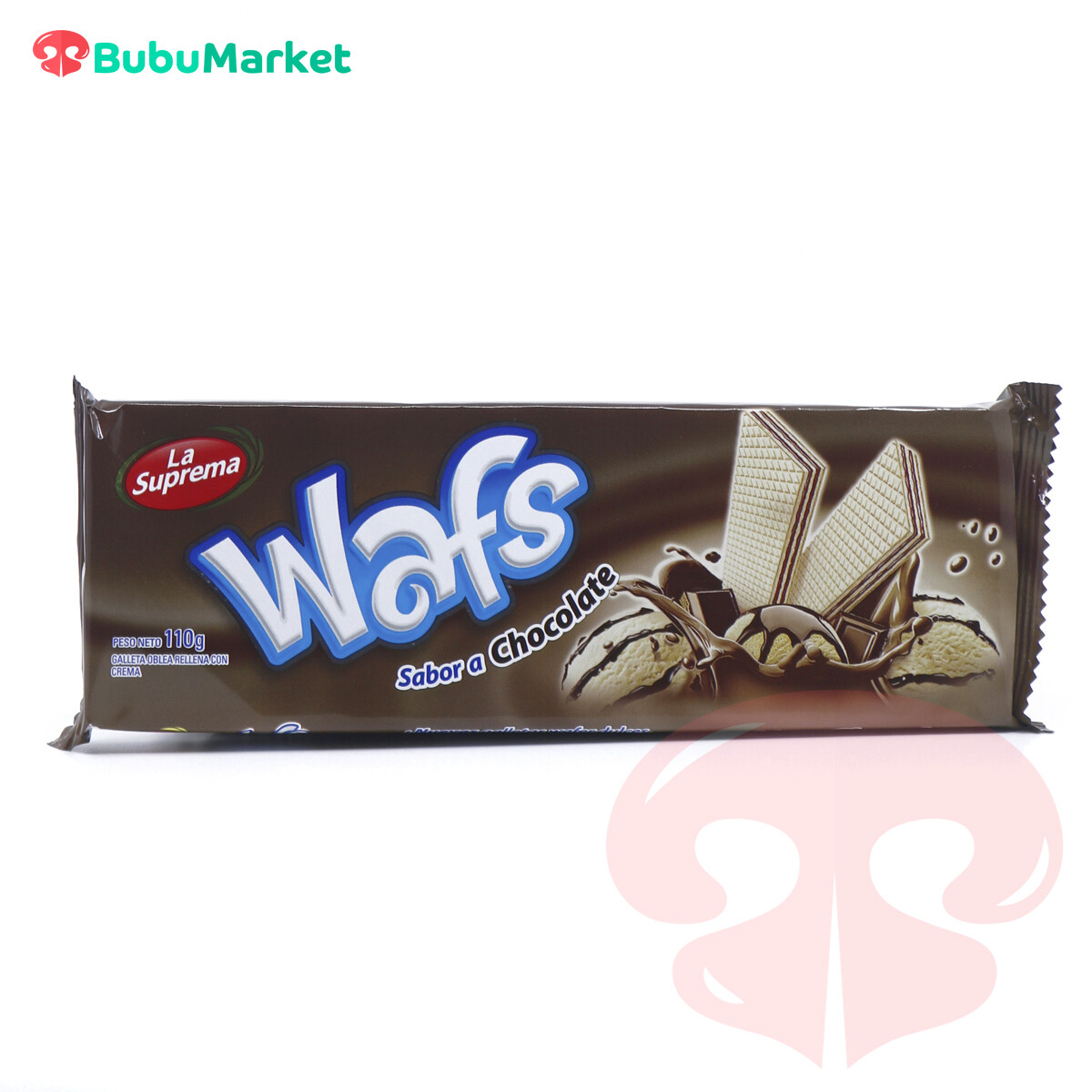 GALLETAS WAFS LA SUPREMA SABOR CHOCOLATE DE 110 GR. GALLETAS WAFS LA SUPREMA SABOR CHOCOLATE DE 110 GR.