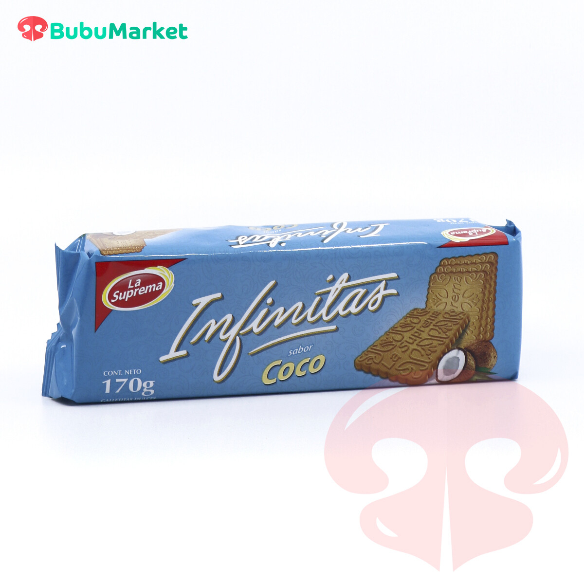 GALLETAS INFINITAS LA SUPREMA SABOR COCO DE 170 GR. GALLETAS INFINITAS LA SUPREMA SABOR COCO DE 170 GR.