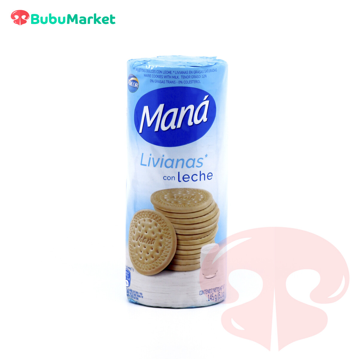 GALLETAS ARCOR MANA LIVIANAS CON LECHE 145 GR. GALLETAS ARCOR MANA LIVIANAS CON LECHE 145 GR.