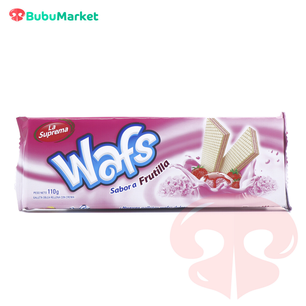 GALLETAS WAFS LA SUPREMA SABOR FRUTILLA DE 110 GR. GALLETAS WAFS LA SUPREMA SABOR FRUTILLA DE 110 GR.