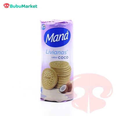 GALLETAS ARCOR MANA LIVIANAS SABOR COCO 145 GR. GALLETAS ARCOR MANA LIVIANAS SABOR COCO 145 GR.