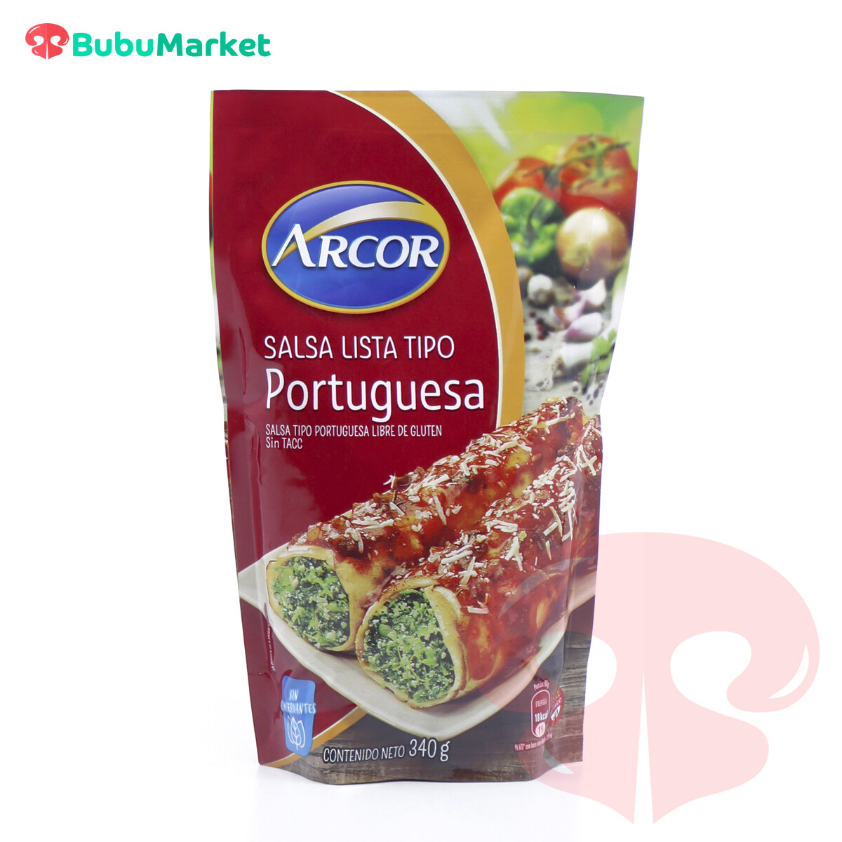 SALSA LISTA TIPO PORTUGUESA ARCOR DE 340 GR. SALSA LISTA TIPO PORTUGUESA ARCOR DE 340 GR.