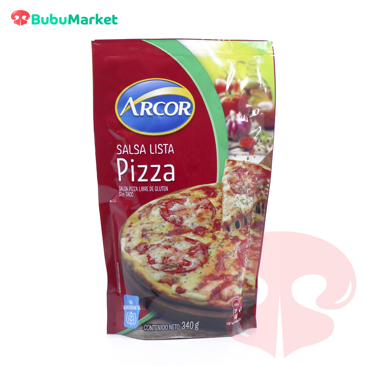 SALSA LISTA PIZZA ARCOR DE 340 GR. SALSA LISTA PIZZA ARCOR DE 340 GR.