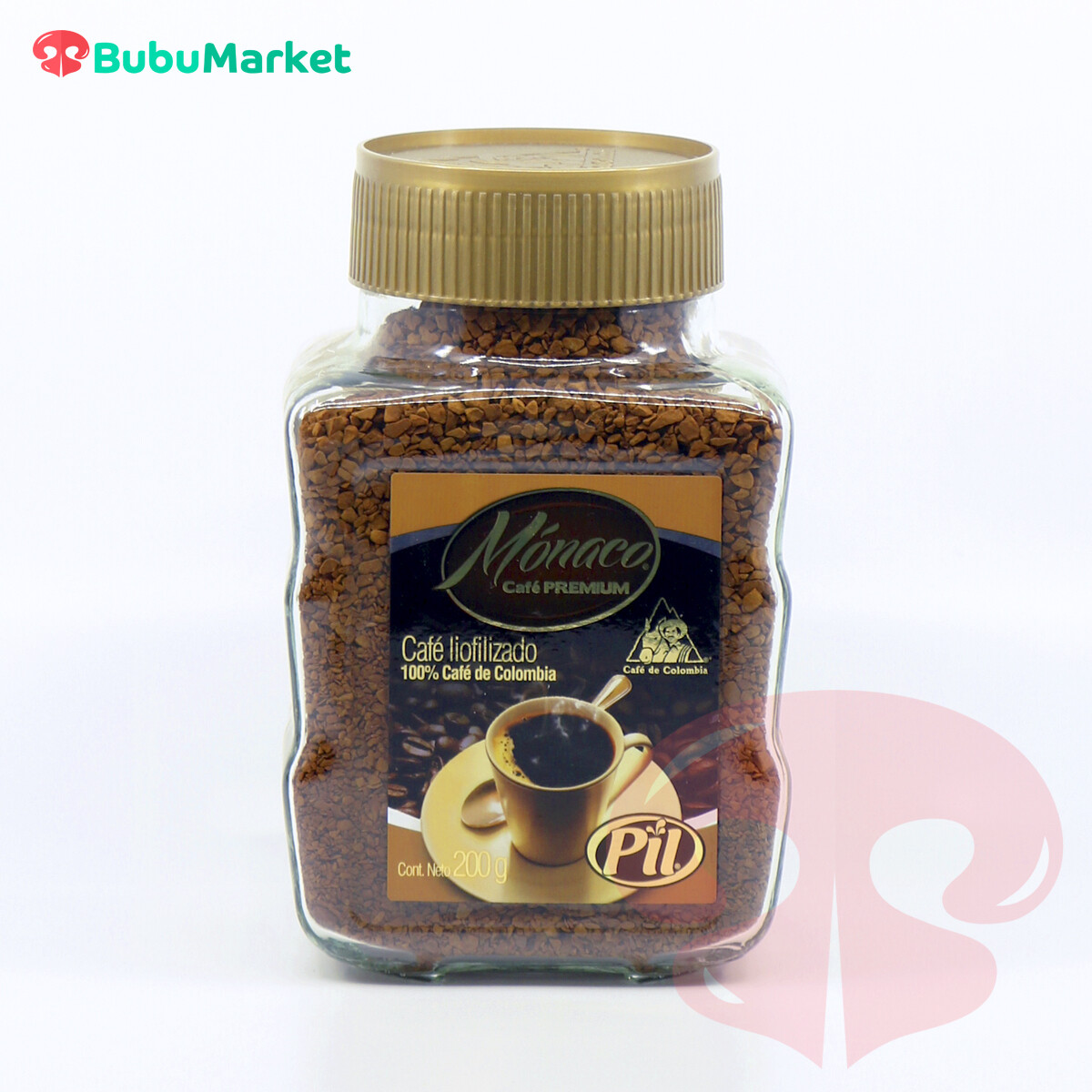 CAFE PREMIUM MONACO PIL FRASCO DE 200 GR. CAFE PREMIUM MONACO PIL FRASCO DE 200 GR.
