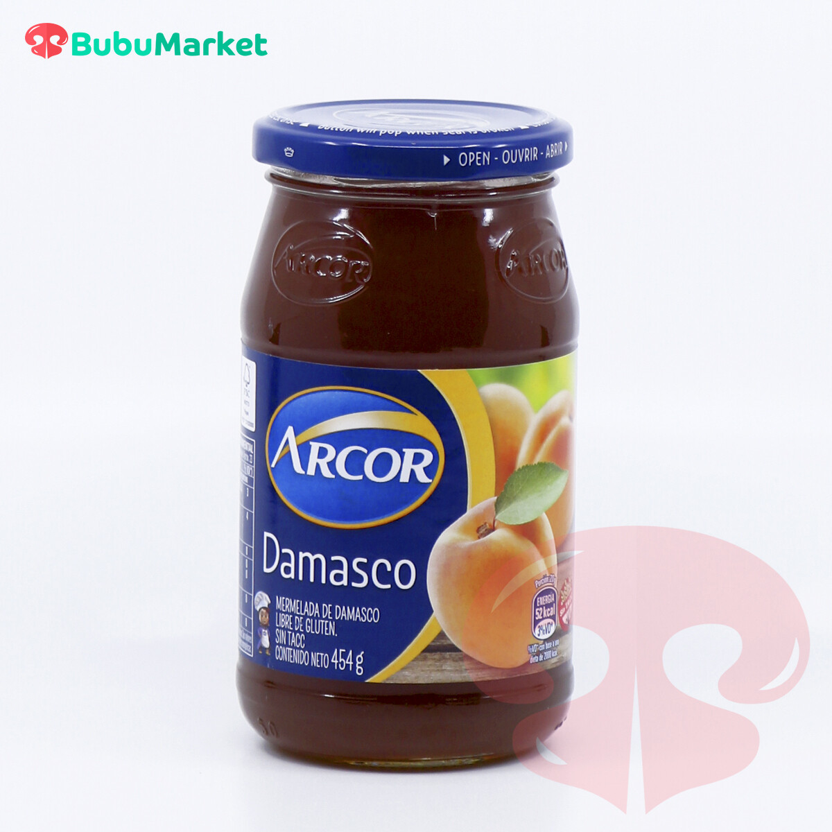 MERMELADA EN FRASCO DAMASCO ARCOR 454 GR. MERMELADA EN FRASCO DAMASCO ARCOR 454 GR.
