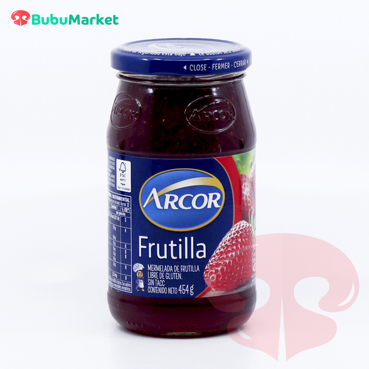 MERMELADA EN FRASCO FRUTILLA ARCOR 454 GR. MERMELADA EN FRASCO FRUTILLA ARCOR 454 GR.