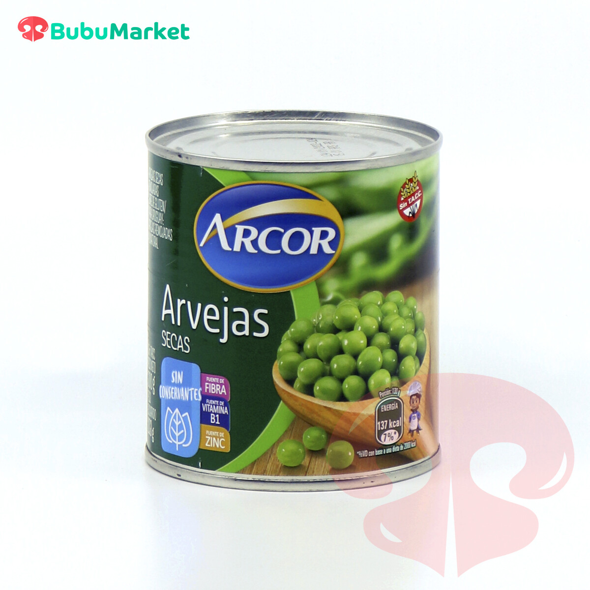 ARVEJAS SECAS EN CONSERVA ARCOR 300 GR. ARVEJAS SECAS EN CONSERVA ARCOR 300 GR.