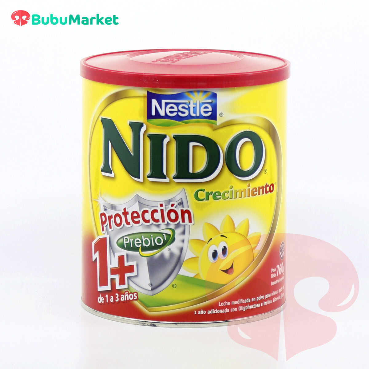 LECHE EN POLVO NIDO CRECIMIENTO PROTECCIÓN PBIO 1+ LATA DE 760 GR. LECHE EN POLVO NIDO CRECIMIENTO PROTECCIÓN PBIO 1+ LATA DE 760 GR.