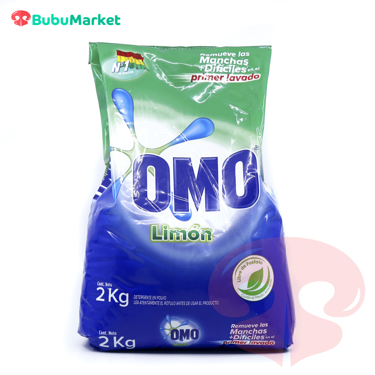 DETERGENTE EN POLVO OMO LIMON 2 KG. DETERGENTE EN POLVO OMO LIMON 2 KG.