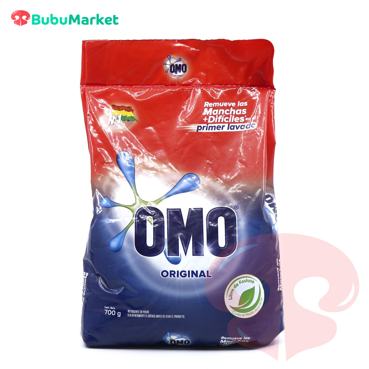 DETERGENTE EN POLVO OMO ORIGINAL 700 G. DETERGENTE EN POLVO OMO ORIGINAL 700 G.
