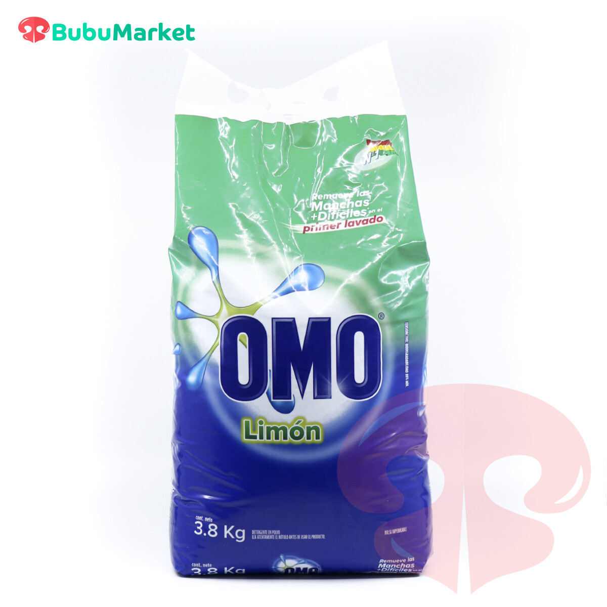 DETERGENTE EN POLVO OMO LIMON 3.8 KG. DETERGENTE EN POLVO OMO LIMON 3.8 KG.