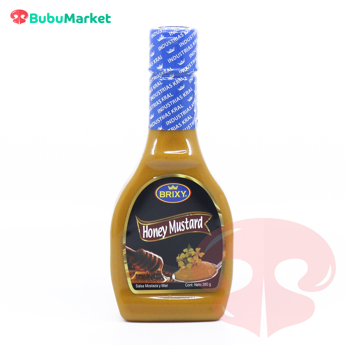 SALSA MOSTAZA Y MIEL ( HONEY MUSTARD) BRIXY IND KRAL BOTELLA DE 280 GR. SALSA MOSTAZA Y MIEL ( HONEY MUSTARD) BRIXY IND KRAL BOTELLA DE 280 GR.
