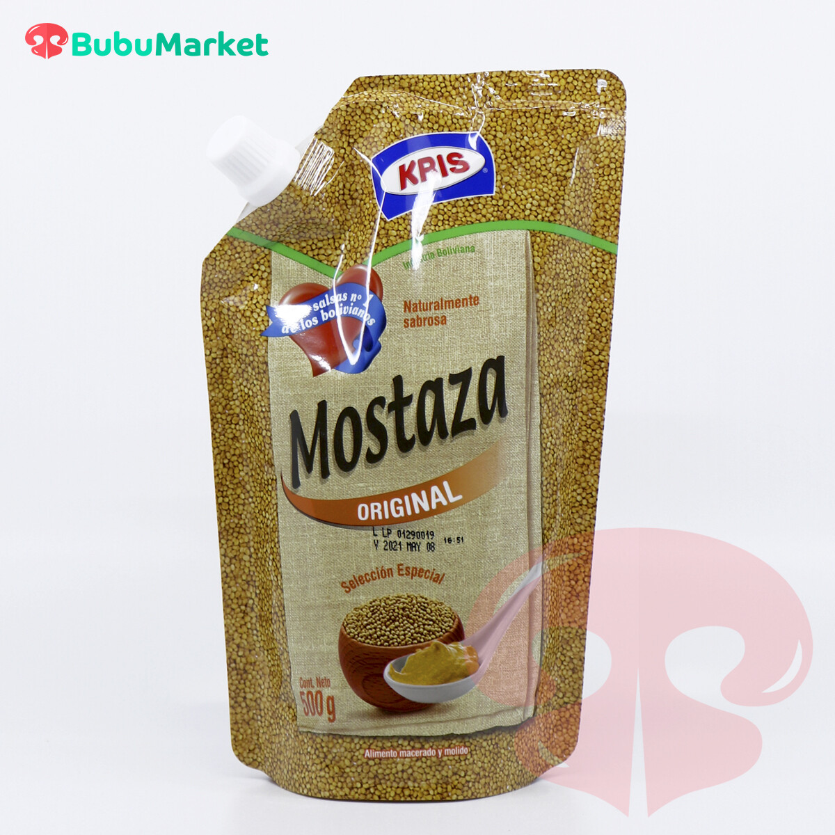 MOSTAZA ORIGINAL KRIS DOYPACK DE 500 GR. MOSTAZA ORIGINAL KRIS DOYPACK DE 500 GR.