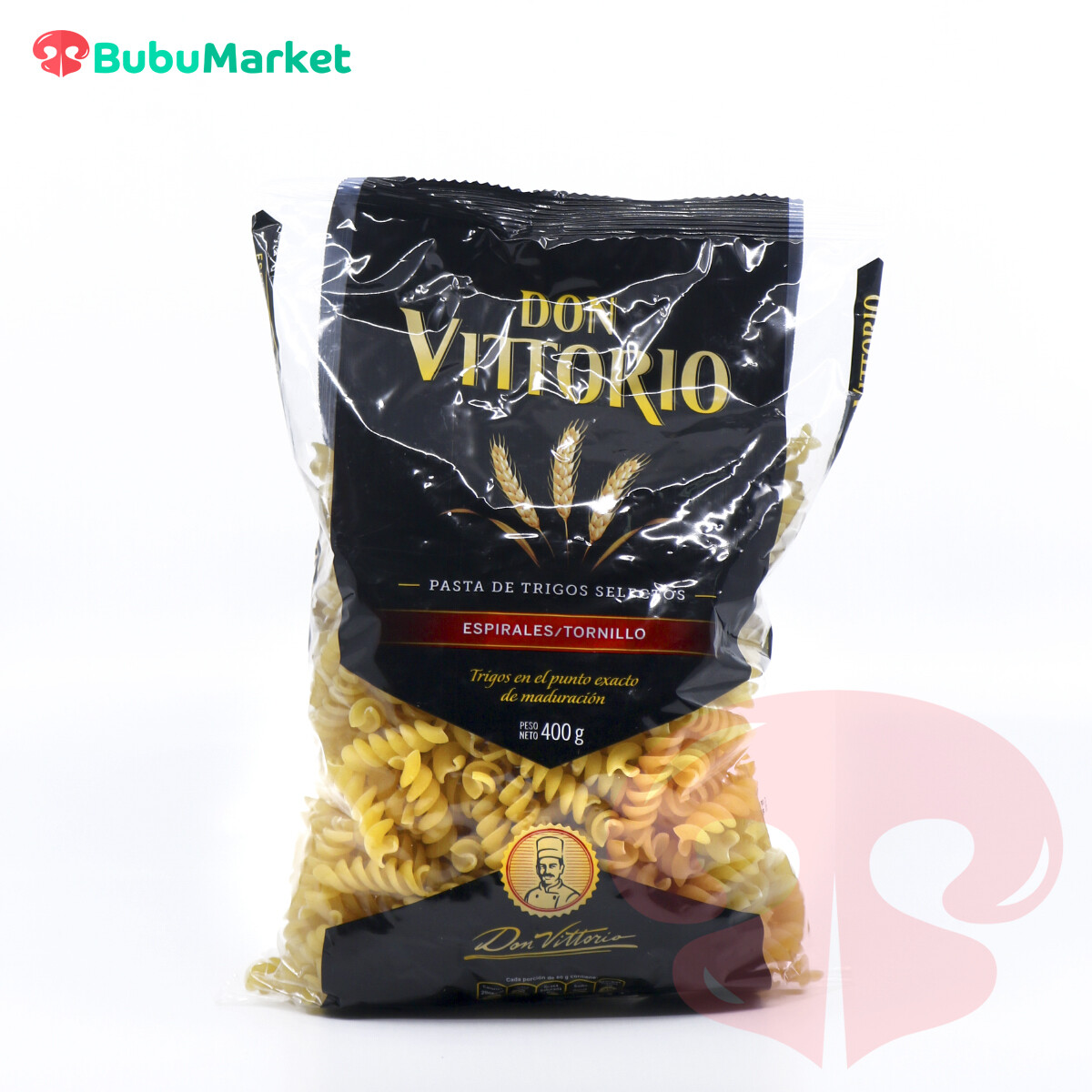 FIDEOS DON VITTORIO ESPIRALES BOLSA DE 400 GR. FIDEOS DON VITTORIO ESPIRALES BOLSA DE 400 GR.