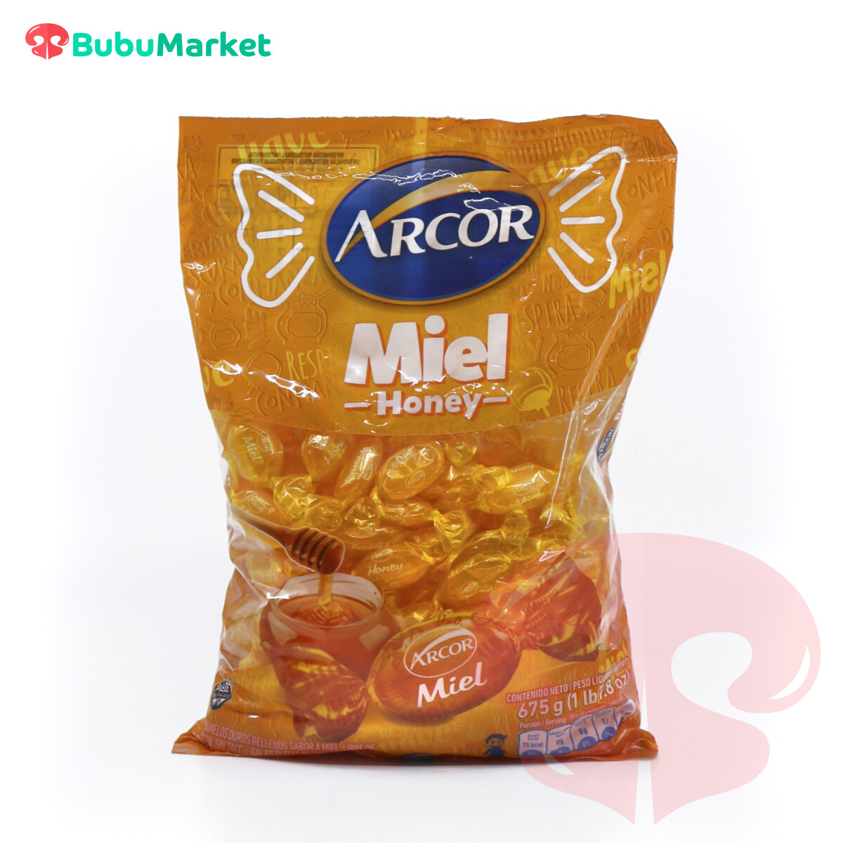 CARAMELOS DE MIEL ARCOR BOLSA DE 675 GR. CARAMELOS DE MIEL ARCOR BOLSA DE 675 GR.