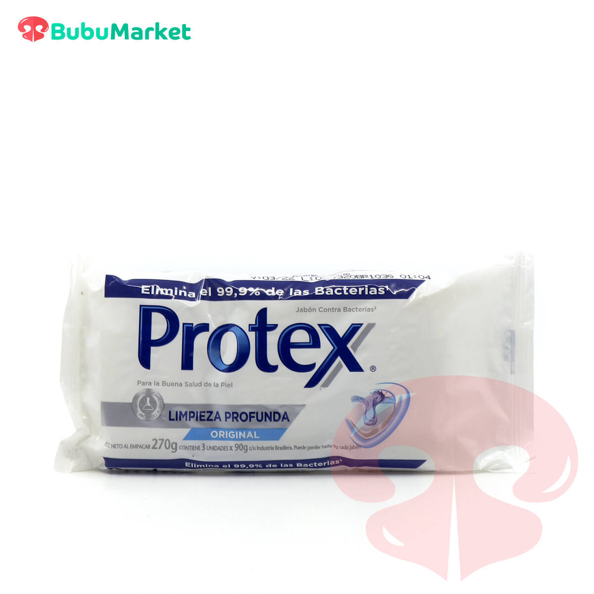 JABON PROTEX LIMPIEZA PROFUNDA TRIPACK ORIGINAL DE 270 GR. JABON PROTEX LIMPIEZA PROFUNDA TRIPACK ORIGINAL DE 270 GR.