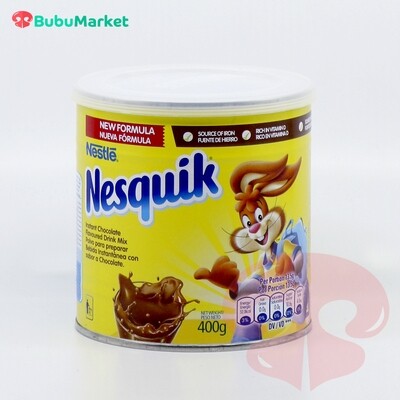 NESQUIK CHOCOLATE NESTLE LATA DE 400 GR. NESQUIK CHOCOLATE NESTLE LATA DE 400 GR.