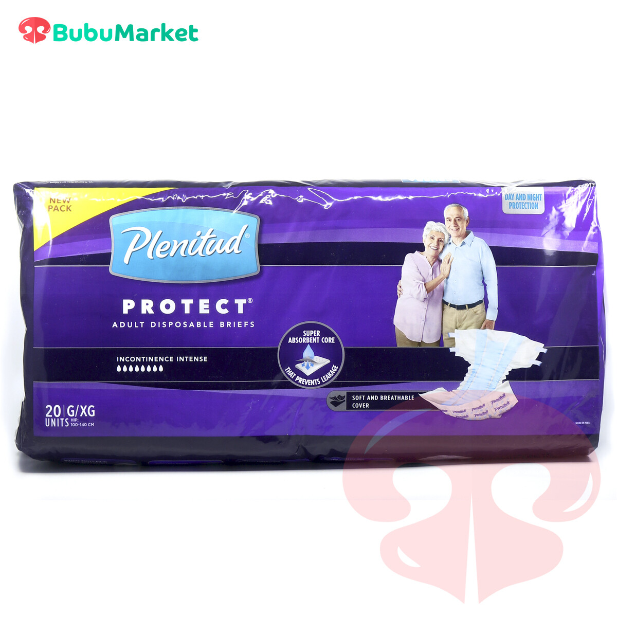 PAÑAL PLENITUD PROTECT TALLA G/XG DE 20 U. PAÑAL PLENITUD PROTECT TALLA G/XG DE 20 U.
