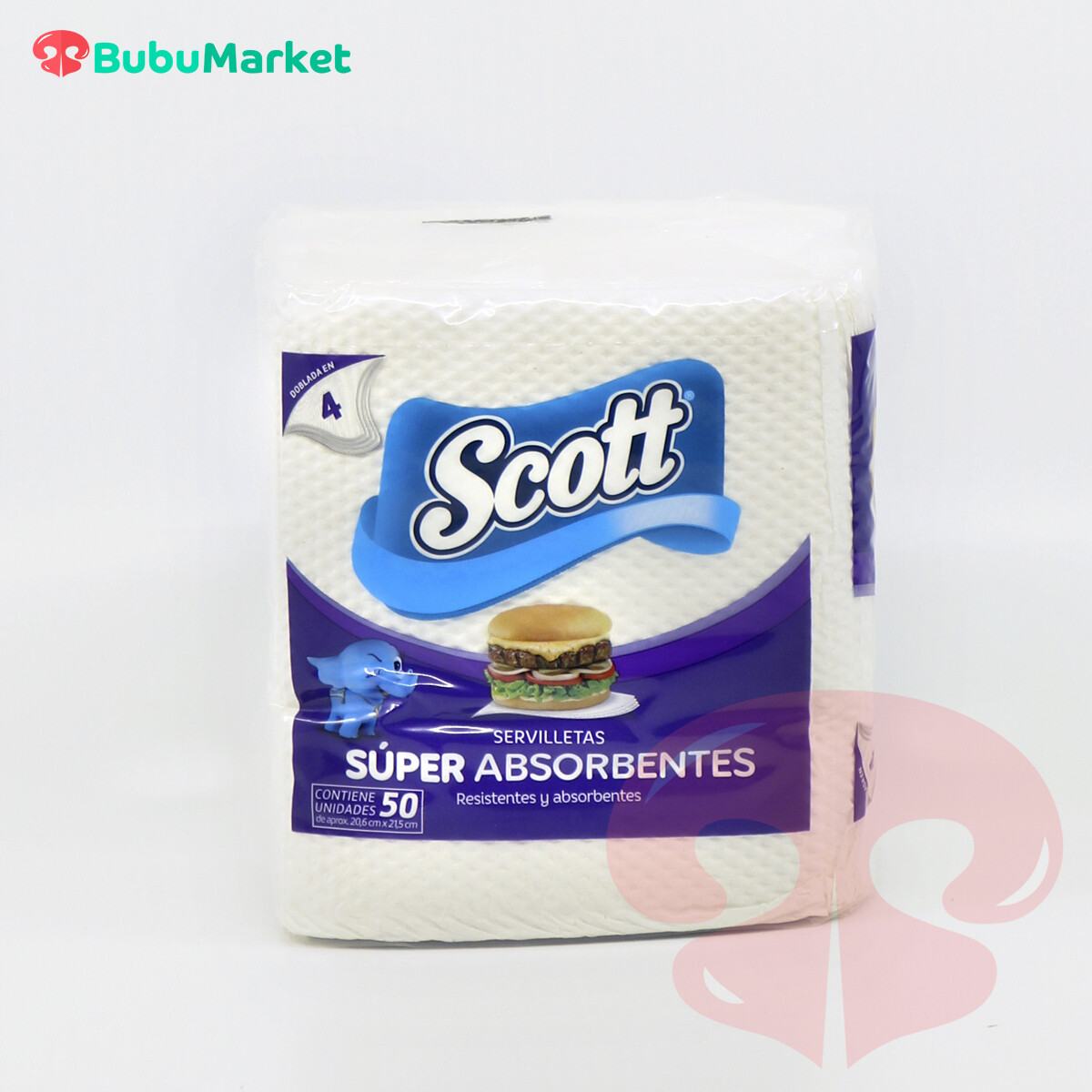 SERVILLETAS SCOTT SUPER ABSORVENTES 50 U. SERVILLETAS SCOTT SUPER ABSORVENTES 50 U.