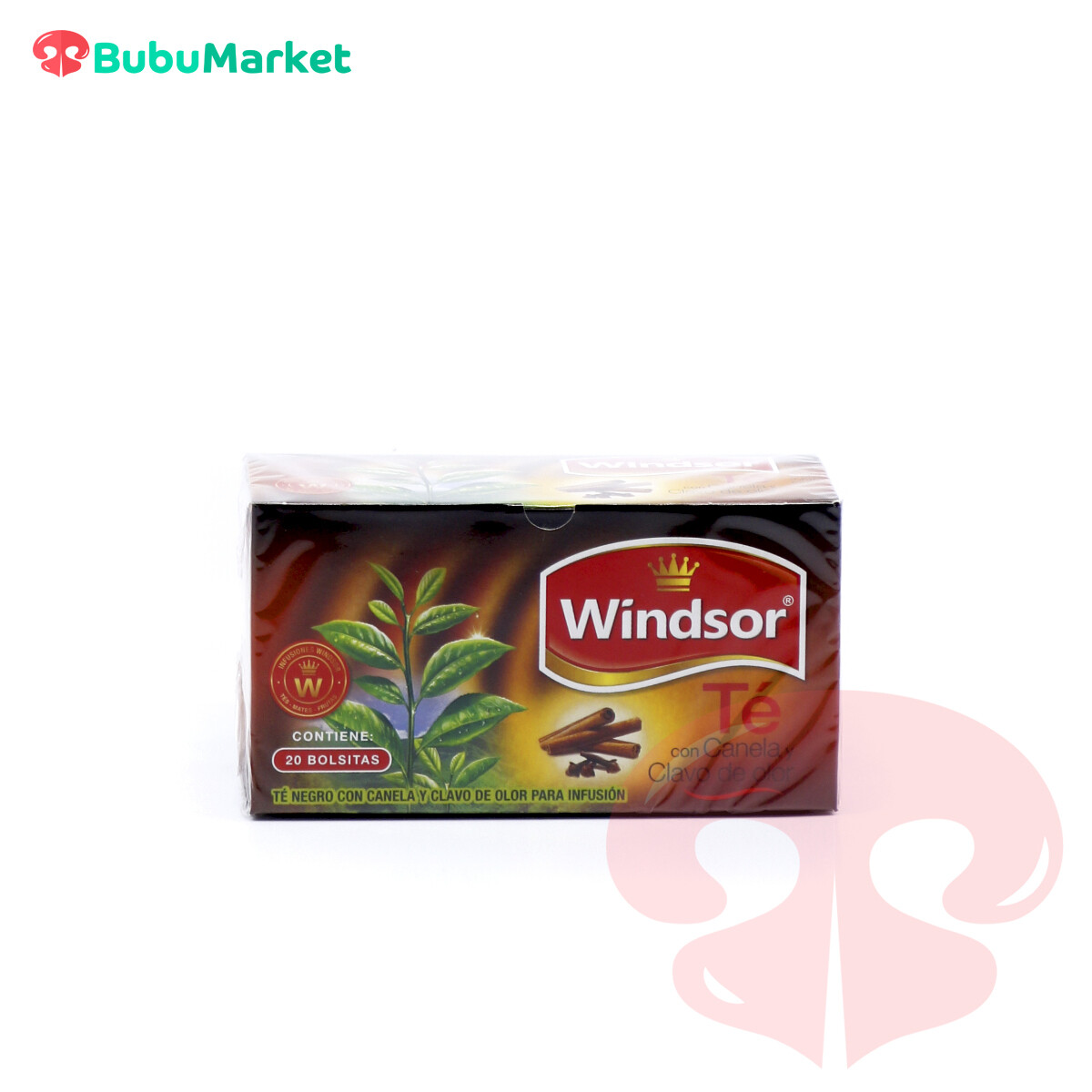 TE CON CANELA Y CLAVO DE OLOR WINDSOR CAJITA DE 20 U. TE CON CANELA Y CLAVO DE OLOR WINDSOR CAJITA DE 20 U.