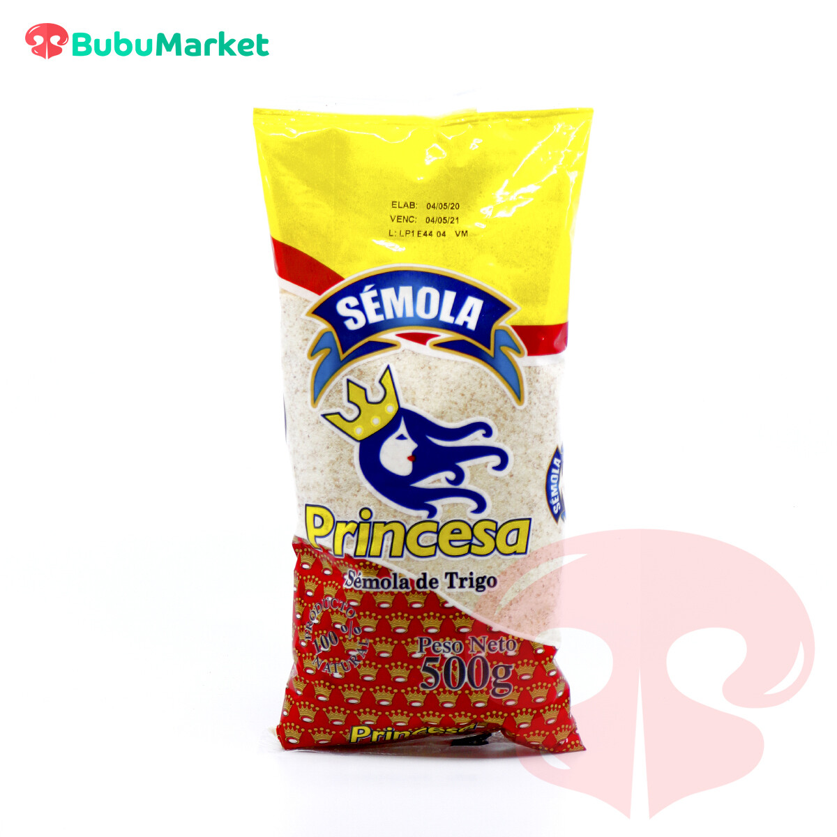 SEMOLA PRINCESA BOLSA DE 500 GR. SEMOLA PRINCESA BOLSA DE 500 GR.