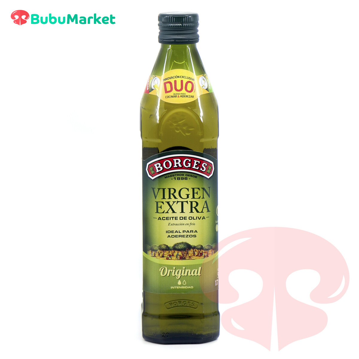 ACEITE DE OLIVA EXTRA VIRGEN BORGES BOTELLA DE 500 ML. ACEITE DE OLIVA EXTRA VIRGEN BORGES BOTELLA DE 500 ML.