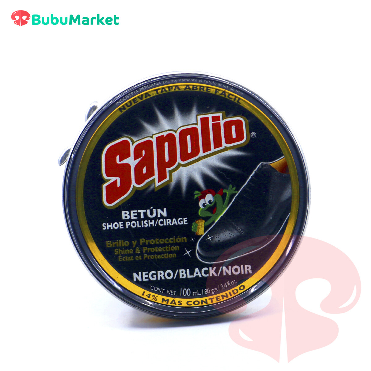 BETUN EN PASTA SAPOLIO COLOR NEGRO 100 ML. BETUN EN PASTA SAPOLIO COLOR NEGRO 100 ML.